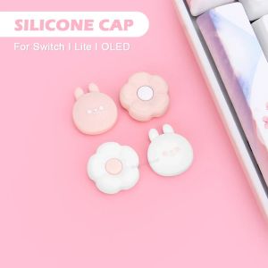 4PCS/Set Silicone Thumb Stick Grip Cap Joystick Cover For Switch/OLED/Lite Joypad Controller Thumbstick Protective Case