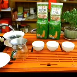 ชาโสม ชาโสมอูหลง 500g ไม่มีน้ำตาล รสชาติหอมนุ่ม ชุ่มคอ