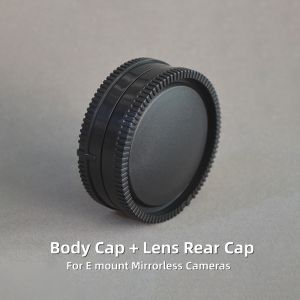 Camera Body Cap Lens Mount Cap for Sony E Mount NEX-3 NEX-5 NEX-6 NEX-7 ZV-E10 A6300 A6400 A6500 A6600 A6700 ZV-E1 A1 A9 A9II A7