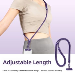 RQZN | Anti-Theft & Anti-Lost Phone Lanyard with Wide Clip & Adjustable Strap