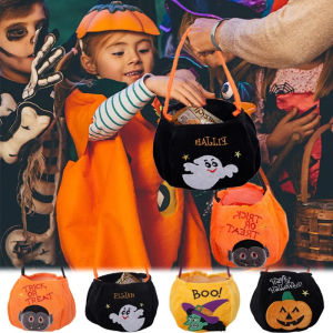 Halloween Handbag Witch Pumpkin Trick or Treat Party Horror Ghost Festival Party Happy Helloween Day Decor Props