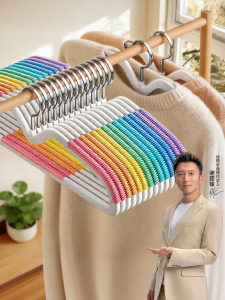 Joybos | Giá Treo Quần Áo Tiết Kiệm Không Trượt Không Để Dấu Vết Cổ Ngắn