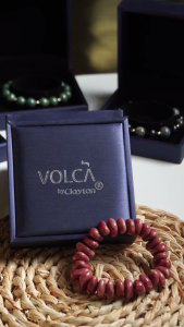 CLAYTAN VOLCA Energy Stone - FIR & Negative Ions Bracelet
