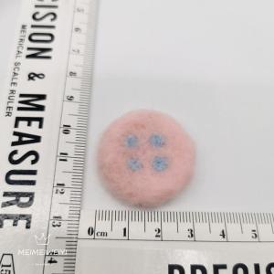 Handmade Wool Felt Flower Hairpin Brooch Bag Decorative Accessories Small Red Flower DIY Bouquet Craft Supplies Materials