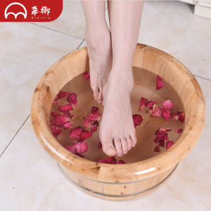 ถังอาบเท้าไม้ขนาดเล็ก ถังอาบน้ำเท้าแบบใช้งานในบ้าน ถังน้ำแข็งสำหรับงานแต่งงาน ถังน้ำแข็งสำหรับการส่งของขวัญ