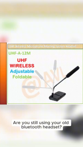 UHF A-12m Wireless  Gooseneck Microphone Meeting System