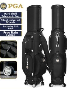 PGA | Expandable Durable Golf Bag Trolley Hard Shell