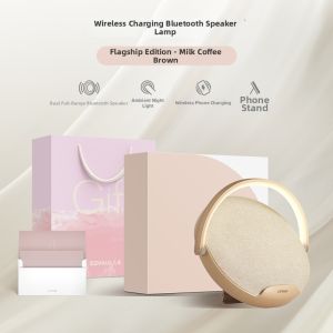 EZVALO | Bluetooth Vintage Speaker Wireless Charging Ambient Light