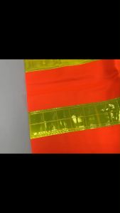 Quality Safety Vest with High Reflective Stripes (Yellow/Orange) | Baju Keselamatan Pantul Cahaya