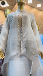 Setelan Dress Gamis Organza Yara / Setelan Inner Dress Velvet & Outer Organza Payet Cantik / Gamis Kondangan Elegan