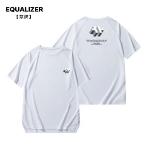 VEIDOORN Short Sleeve Basketball Clothes T-shirt Mens American Basketball Training Wear Sports Running Quick-Drying Mesh Breathable Trendy Half Sleeve