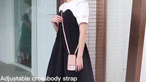 Card Holder PU Leather Phone Case With Long Crossbody Strap For iPhone 13/14/15/16/17/18 Pro Max Air Plating Phone Cover
