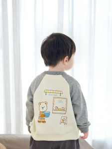 Spring Autumn Childrens Cartoon Baseball Jacket Long Sleeve Boys Baby Cardigan Casual Sweatshirt Toddler Kids Outerwear