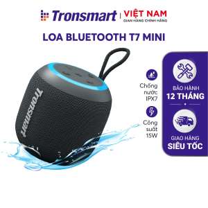 Loa Bluetooth Tronsmart T7 Mini | Công suất 15W | Âm thanh siêu trầm | Chống nước IPX7 | Bảo Hành 12 Tháng.