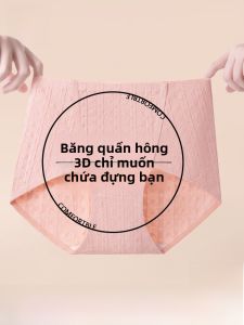 MiiOW | Quần lót tam giác cotton nguyên chất cạp cao kháng khuẩn cho nữ quần lót thoải mái thoáng khí mùa đông 2024 quần lót không đường may