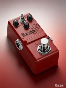 ROWIN LN-301A Mini Metal Distortion Pedal RAZOR 2 Chế Độ True Bypass Guitar Effect Đỏ Analog Kết Nối Âm Thanh