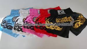 Boxing Shorts Women Men Kids Short Muay Thai Satin Martial Arts Fight Grappling Sanda MMA Pants Gym Kickboxing Training Shorts