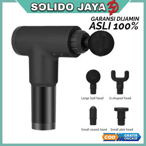 Alat Pijat Elektrik Serbaguna Alat Pijat Getar Elektrik Seluruh Badan 4 in 1 / Massage Gun (Pistol pijat otot jaringan dalam)