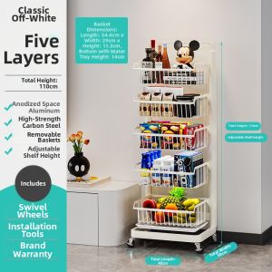Stylish Home Mobile Storage Rack