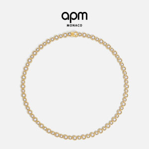 Gold Bubble Design Necklace