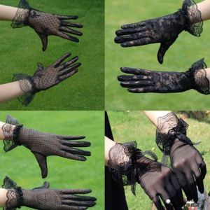 gumahus | Thin Retro Lace Gloves with Elastic Breathable Design