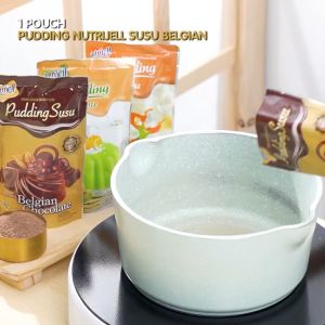 Puding Susu Nutrijell & Nutrijell Powder Forisa: Puding Lapis Berbagai Rasa Buah
