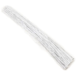 50PCS/Set #26 Paper Floral Wire 0.45mm/0.0177Inch Diameter 36cm Long Iron Wire Used For DIY Nylon Stocking Flower Branche Making