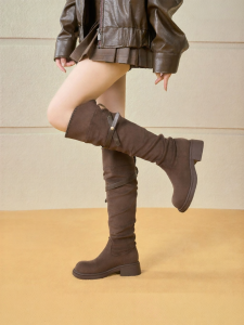 Josiny | New Autumn Winter Warm Retro Slimming Tall Boots
