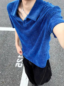 ZHUOCAN | V-neck Breathable Short Sleeve Polo Shirt
