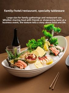 YOGEHOME | Sashimi Platter Seafood Display Platter Buffet Dinnerware