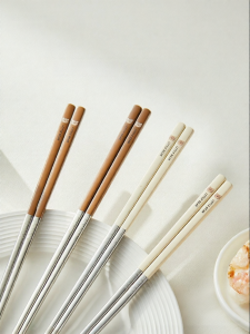 CAROTE | Antibacterial and Moldproof Stainless Steel Chopsticks 316