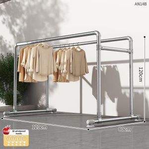 Stainless Steel Expandable Single Bar Drying Rack