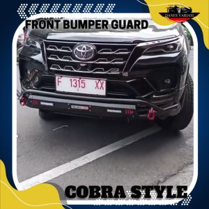 Front Bumper Guard ALL NEW AVANZA 2022 / NEW AVANZA / VELOZ - Tanduk Towing Cobra - SEVENCODE