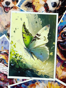 High Definition Acrylic Painting Scraper Animal Texture Heavy Color Oil Painting Stick Water Powder Decorative Painting Copy Card Material Sample