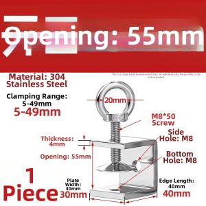 TIANZHUOJINSHU | Galvanized Clip Square U C Fixing Clamp