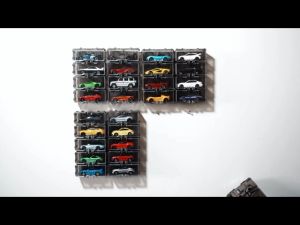 1:64 Acrylic Diecast Model Cars Storage Box  for Hot Wheels Racing Car Model