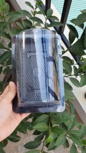 Hộp vòm nhí - Hộp đựng bánh bông lan cuộn - Đế Đen Trắng Nắp trong - Hộp Chữ Nhật Nắp Vòm