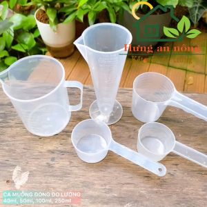 Muỗng 40ml đong lường nhựa PP dẻo an toàn có nhiều kích cỡ