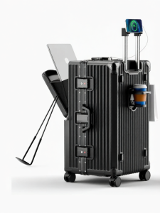 MINGJUEGONGZI | Large Capacity Durable Aluminum Framed Suitcase 30inch