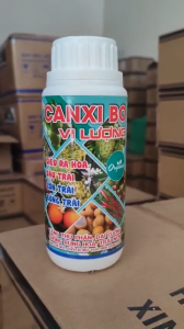 Phân bón vi lượng Siêu Canxi Bo SMC 500ml làm dai cuống chống rụng hoa rụng trái thối trái cứng cây xanh lá quả đẹp ra hoa nhiều và tập trung