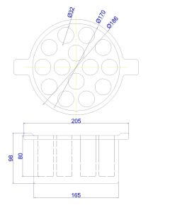 Wajan Sostel Lubang 14 100%ori Anti Lengket