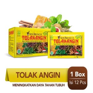 Tolak Angin Cair + Madu Obat Herbal untuk Masuk Angin 1box isi 12 sachet