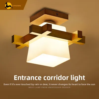 XIANLING | Creative Solid Wood LED Ceiling Light