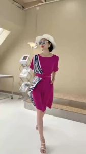 Đầm Lụa Kèm Nịt Xinh - ROSA R76 Full Size M L XL XXL Dáng Dài