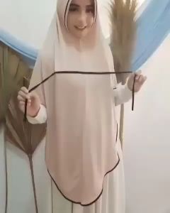 Fashion Hijab Khimar Tri One Unik Terbaru Murah