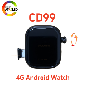 CD99 S9 S10 Smart Watch Smartwatch With 800W Rotating Camera GPS WIFI Compass 4G SIM Card 128GB Momery Android 9.0 Phone Watch