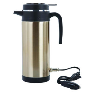 1200 ML Car Truck Water Heater Car Hot Kettle Large Capacity 12/24 V 120/240 W