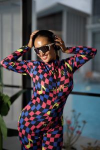 [DarkCat] Bodysuit ชุดกีฬา Outdoor กัน UV สำหรับ ตีกอล์ฟ ว่ายน้ำ ดำน้ำ ฟรีไดร์ฟ วิ่ง เทรล รุ่น 2EASY ลาย EDM