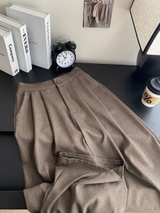 Quần Ống Rộng Phong Cách Nhật Bản Cao Cấp Cho Nữ Quần Ống Đứng Rộng Rãi Quần Dài Thường Ngày Quần Ống Rộng Quần Ống Rộng