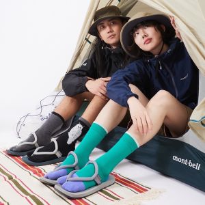 Montbell Summer Sandals for Women Beach Slippers Japanese Outdoor Portable Ins Style Couple Fancy Sandals for Men